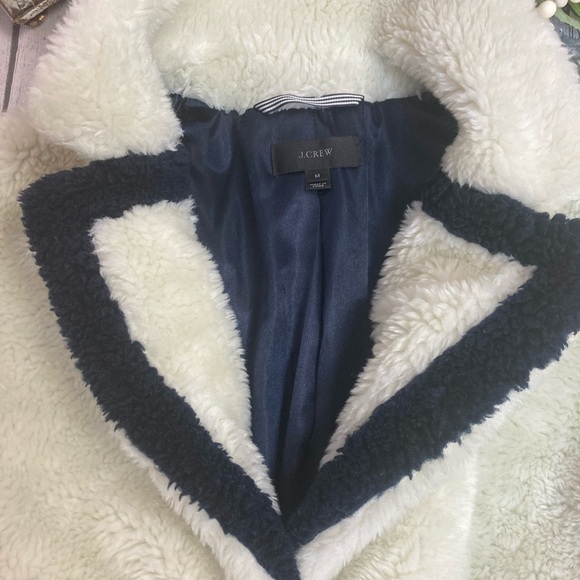 J Crew Faux Fur Teddy Coat - Picture 7 of 13